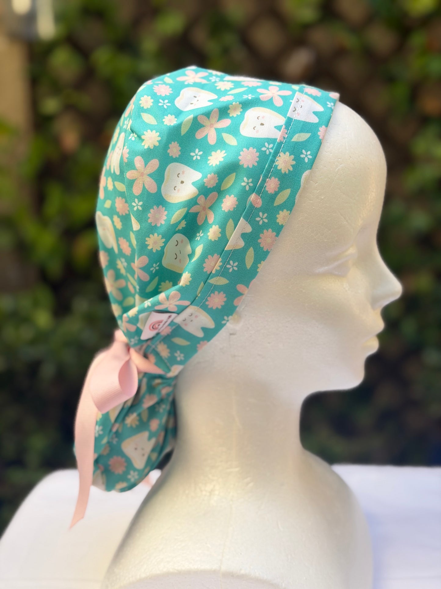 Dental Ponytail Scrub Cap