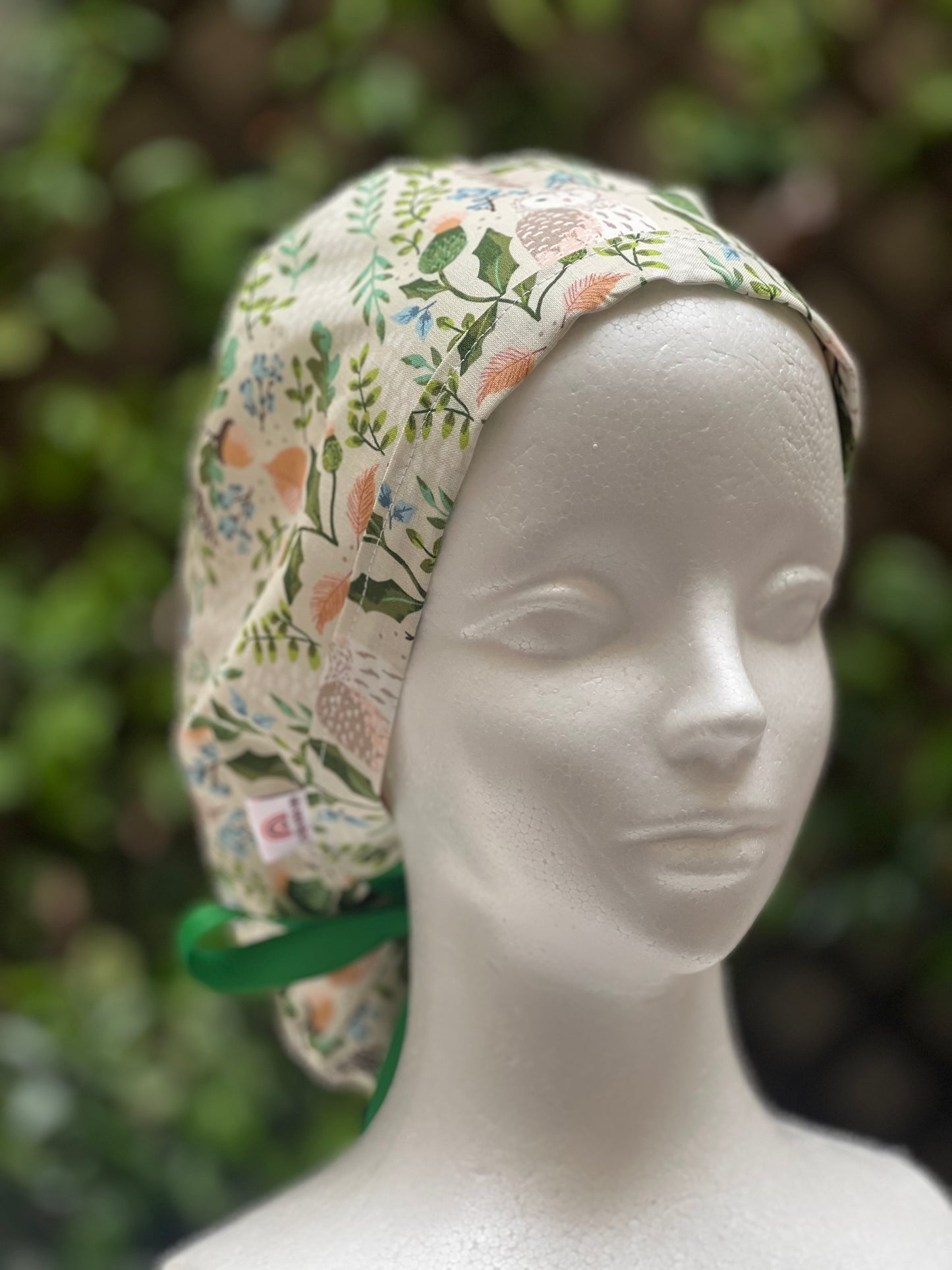 Shanon ponytail scrub cap, mint mini