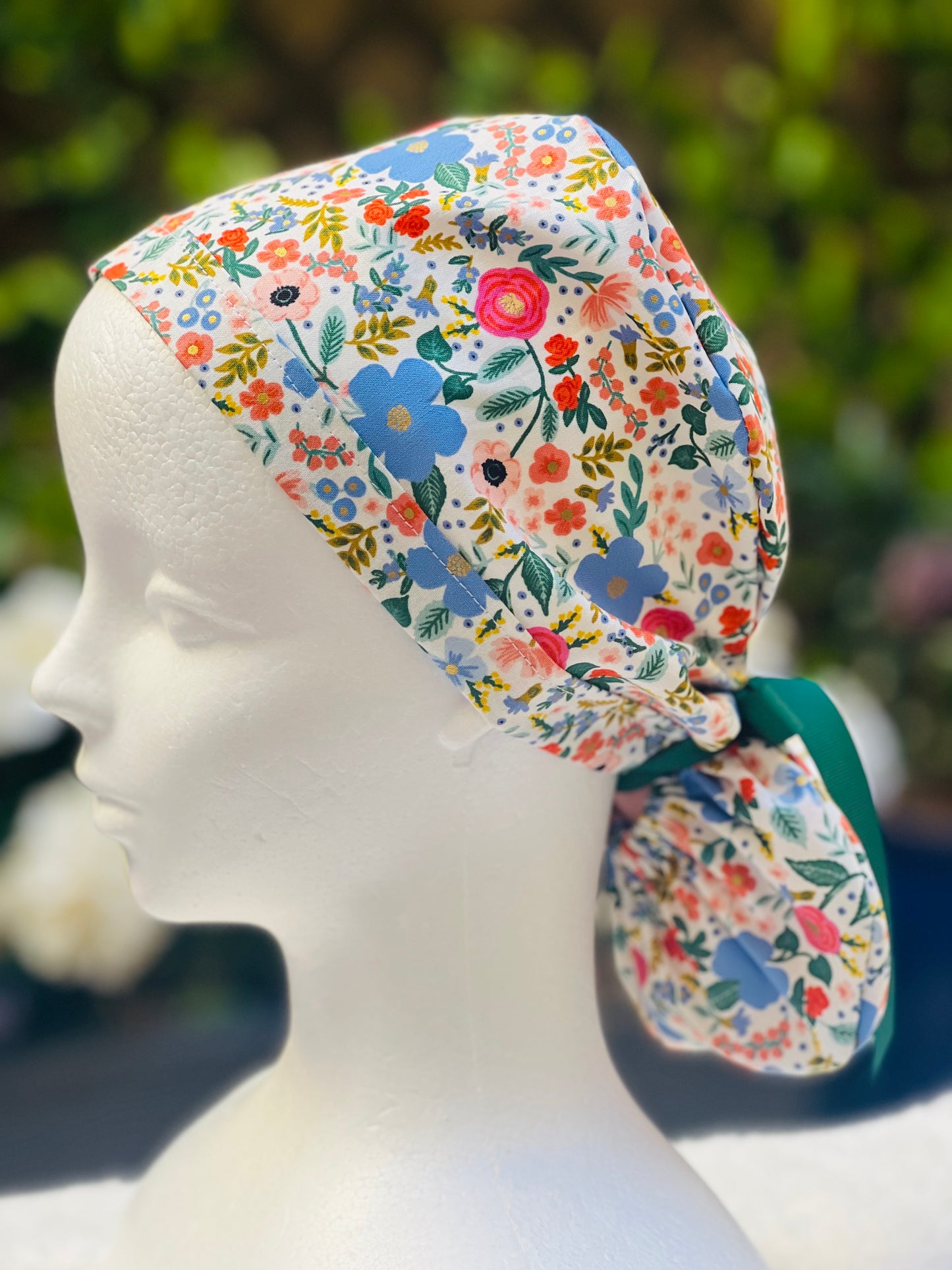 Maxene ponytail scrub cap