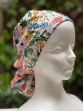 Load image into Gallery viewer, Lisette ponytail scrub cap, Ivory big

