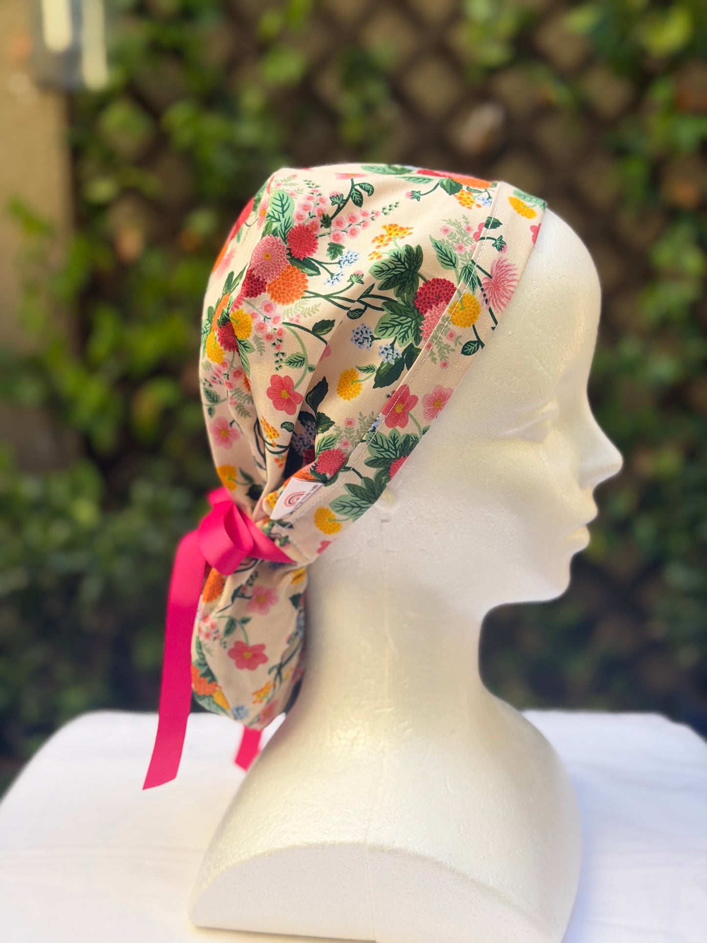 Dorina ponytail scrub cap