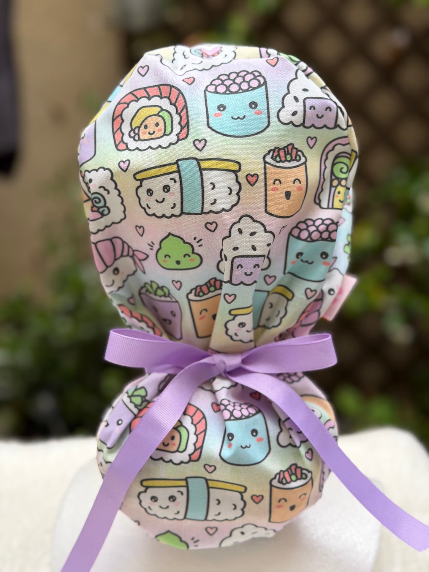 Kawaii Sushi Scrub Cap