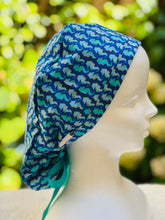 Load image into Gallery viewer, Seahorse Ponytail Scrub Cap
