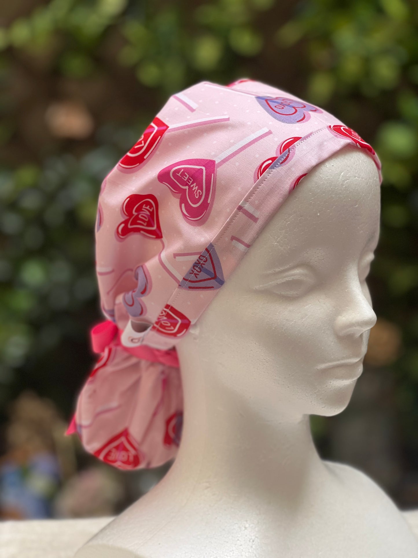 Peggy Ponytail Scrub Cap