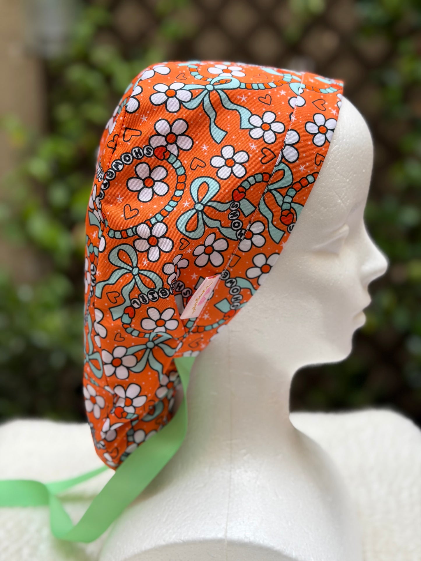 Showgirl 2 Ponytail Scrub Cap