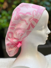 Load image into Gallery viewer, Coquette Ponytail Scrub Cap
