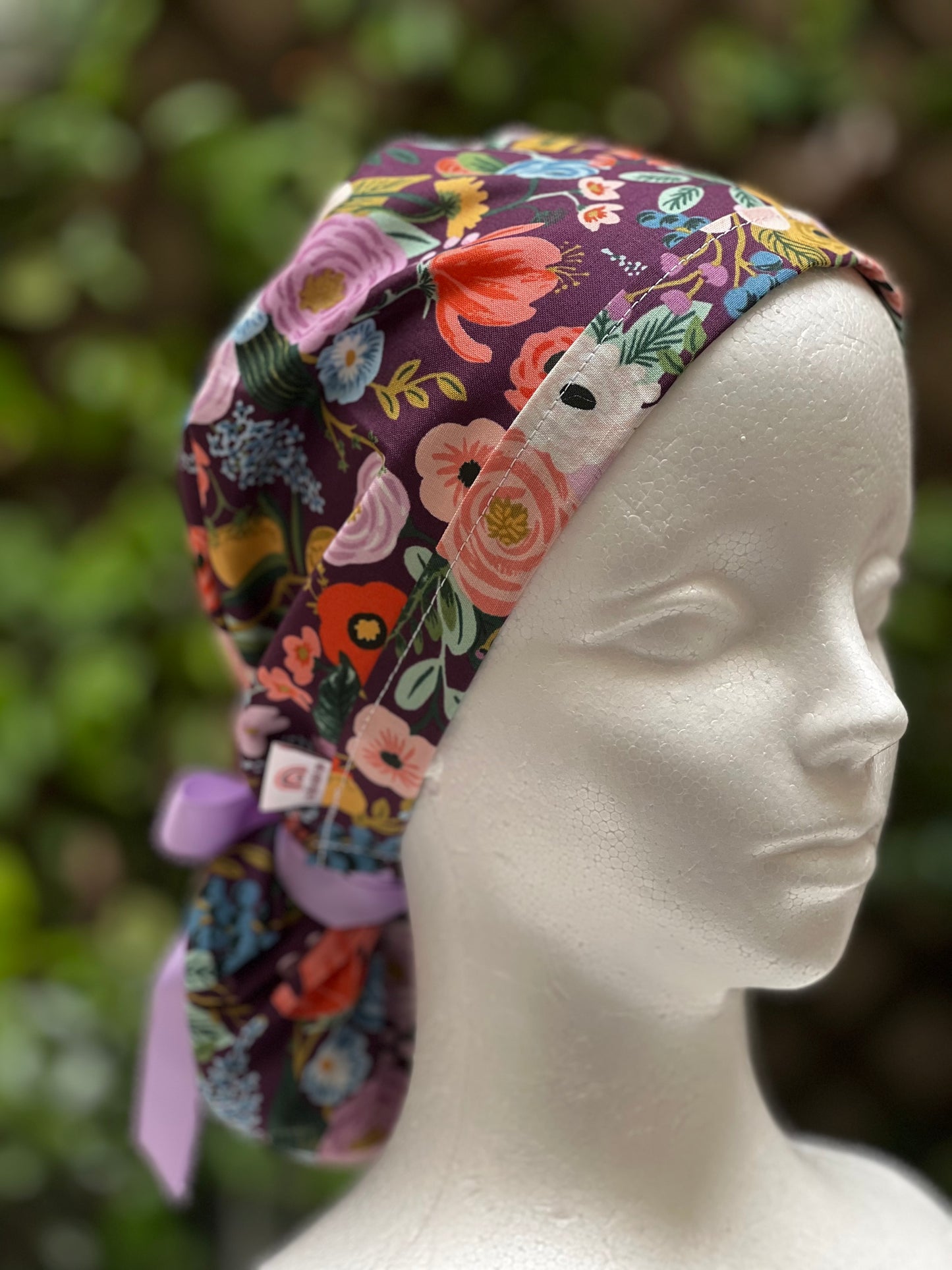 Abi ponytail scrub cap