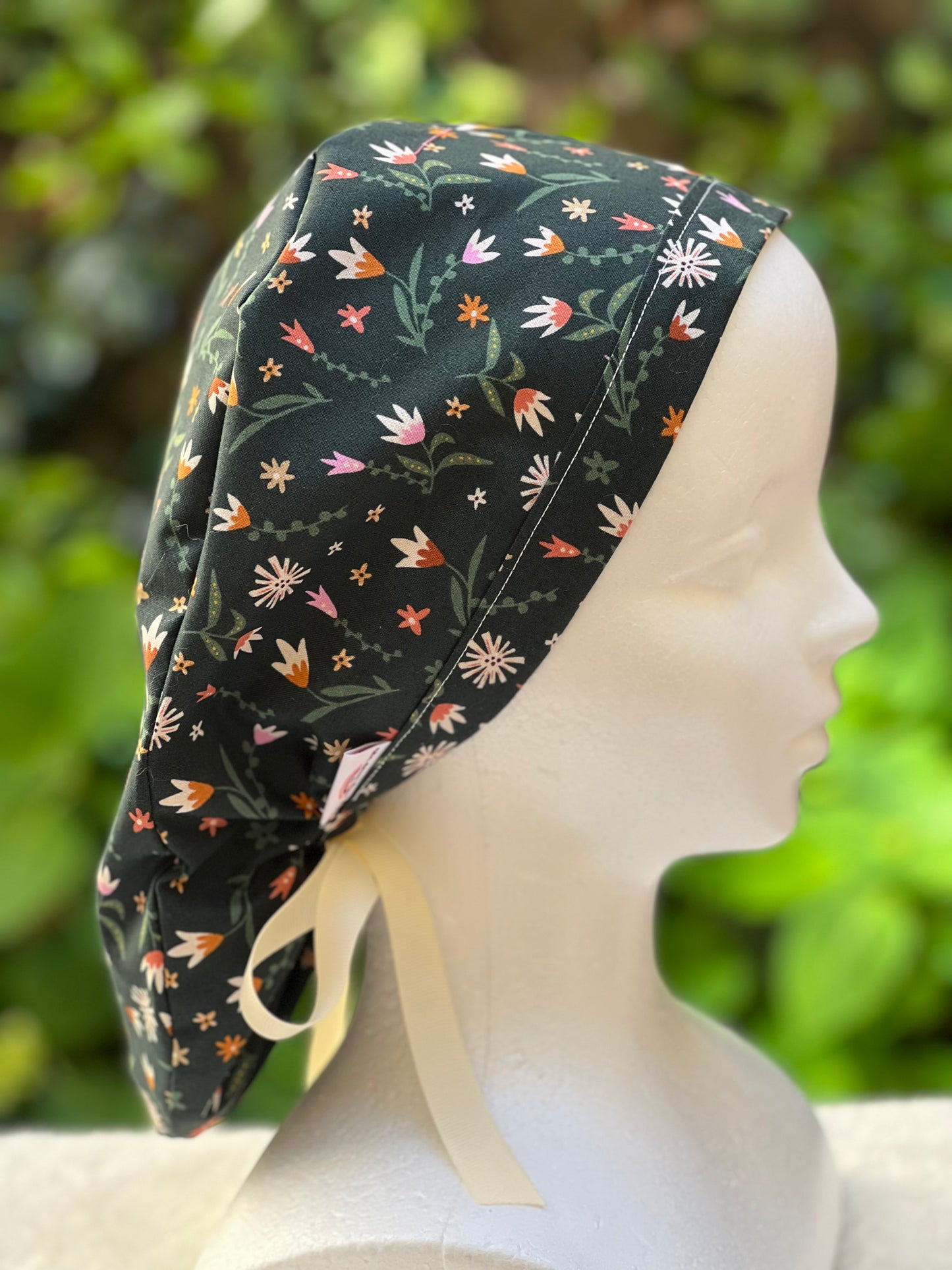 Maleia Ponytail Scrub Cap