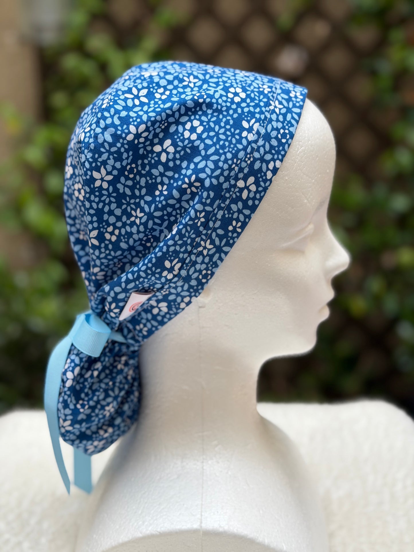 Spring 3 Ponytail Scrub Cap