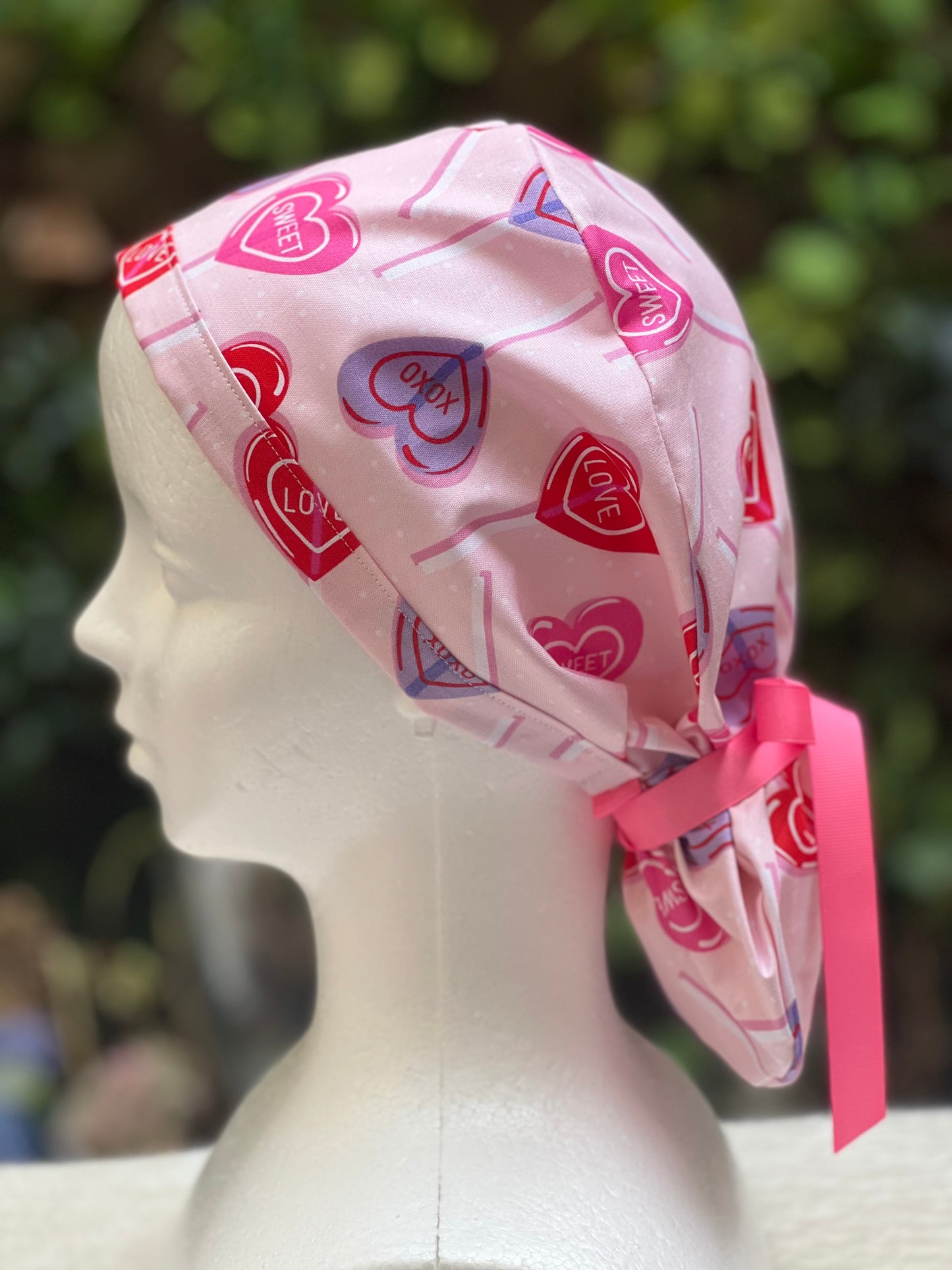 Peggy Ponytail Scrub Cap