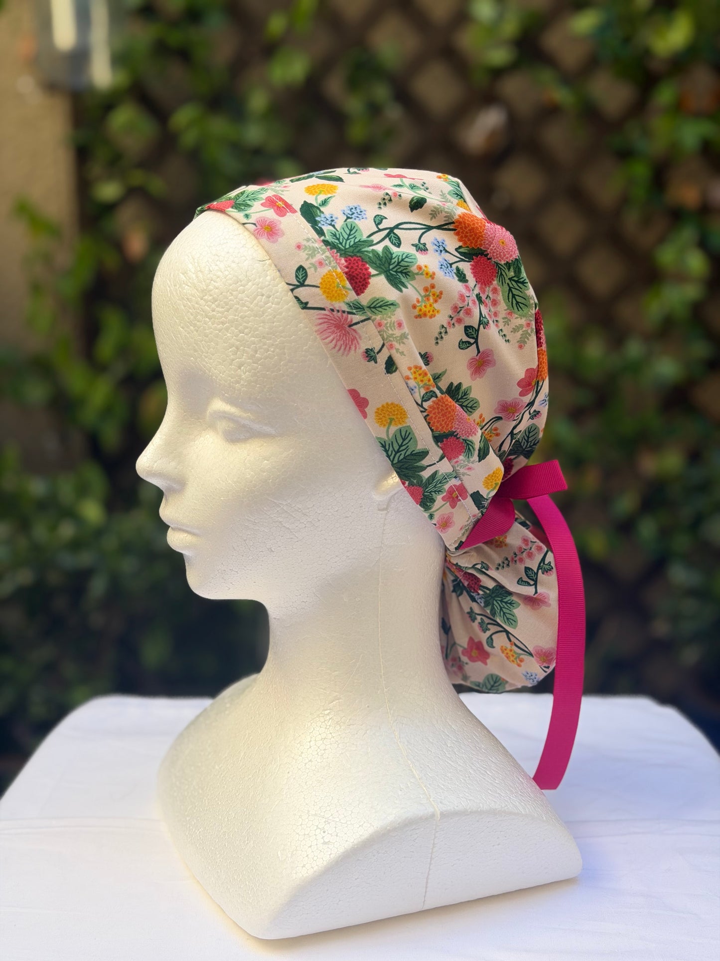 Dorina ponytail scrub cap