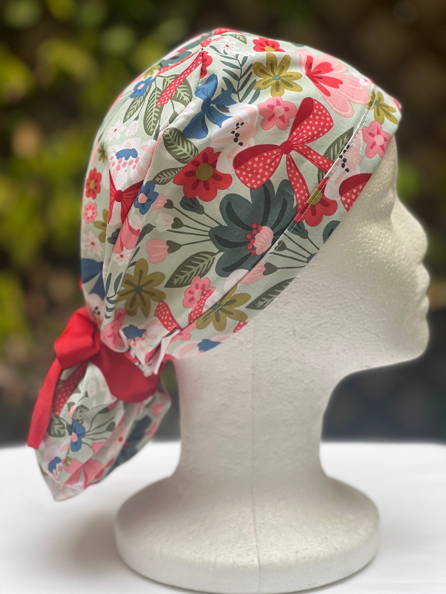 Abigail ponytail scrub cap