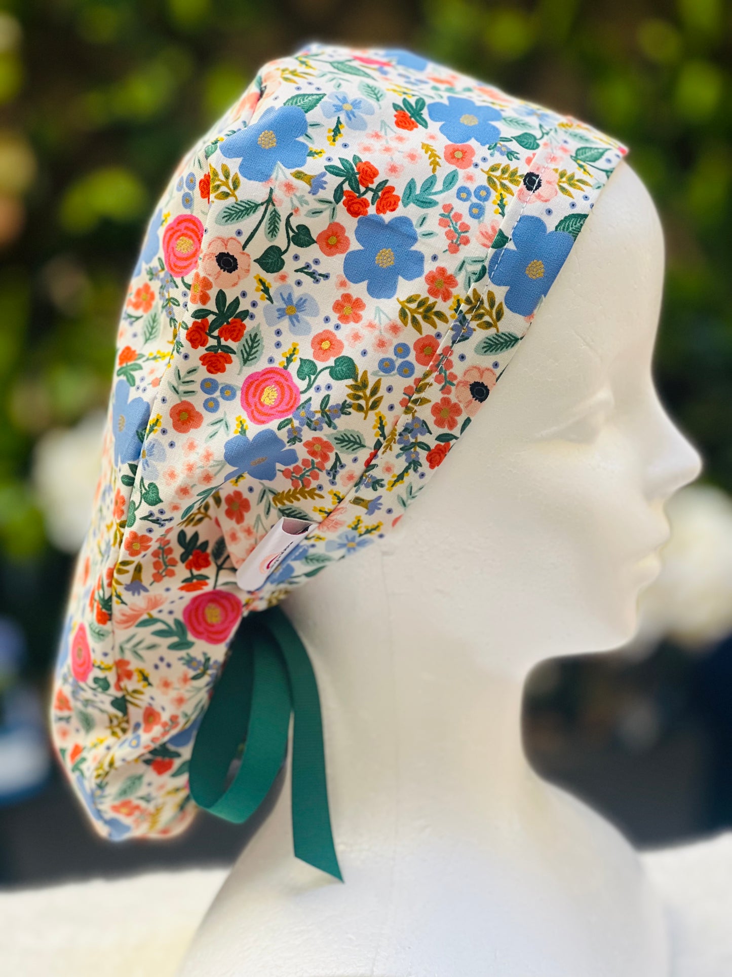 Maxene ponytail scrub cap