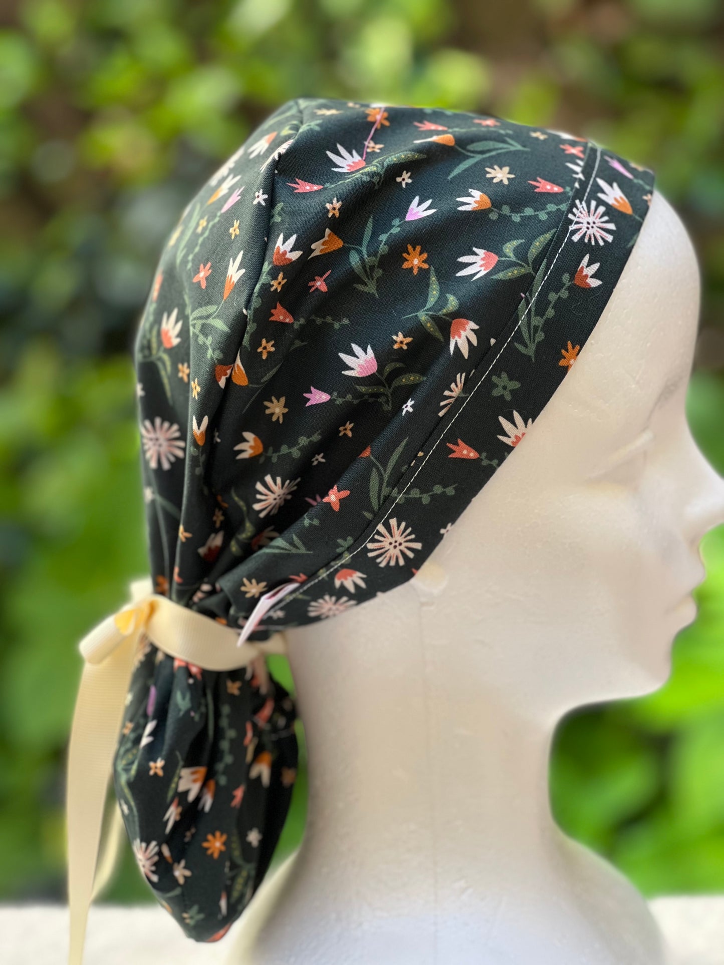 Maleia Ponytail Scrub Cap