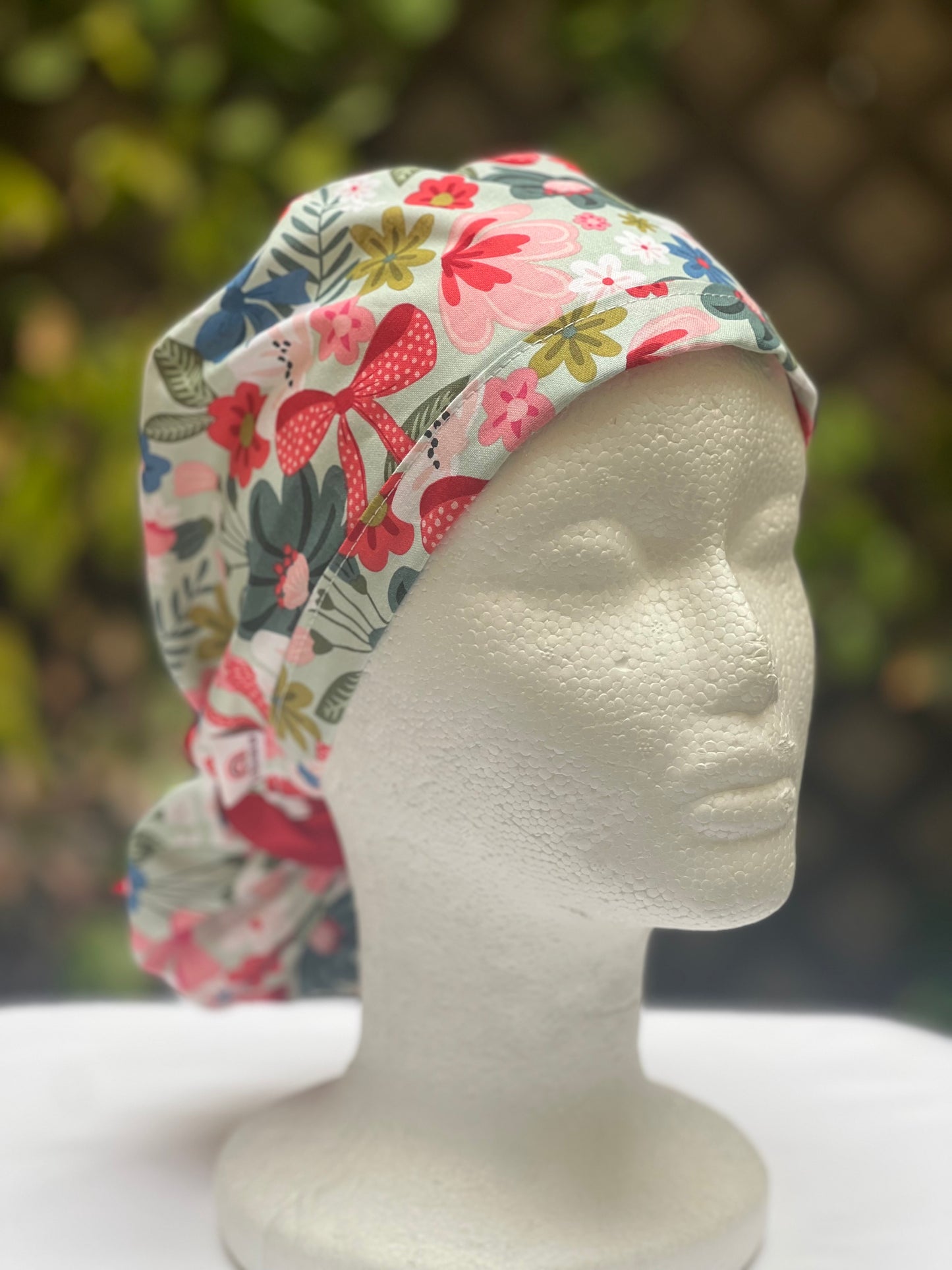 Abigail ponytail scrub cap