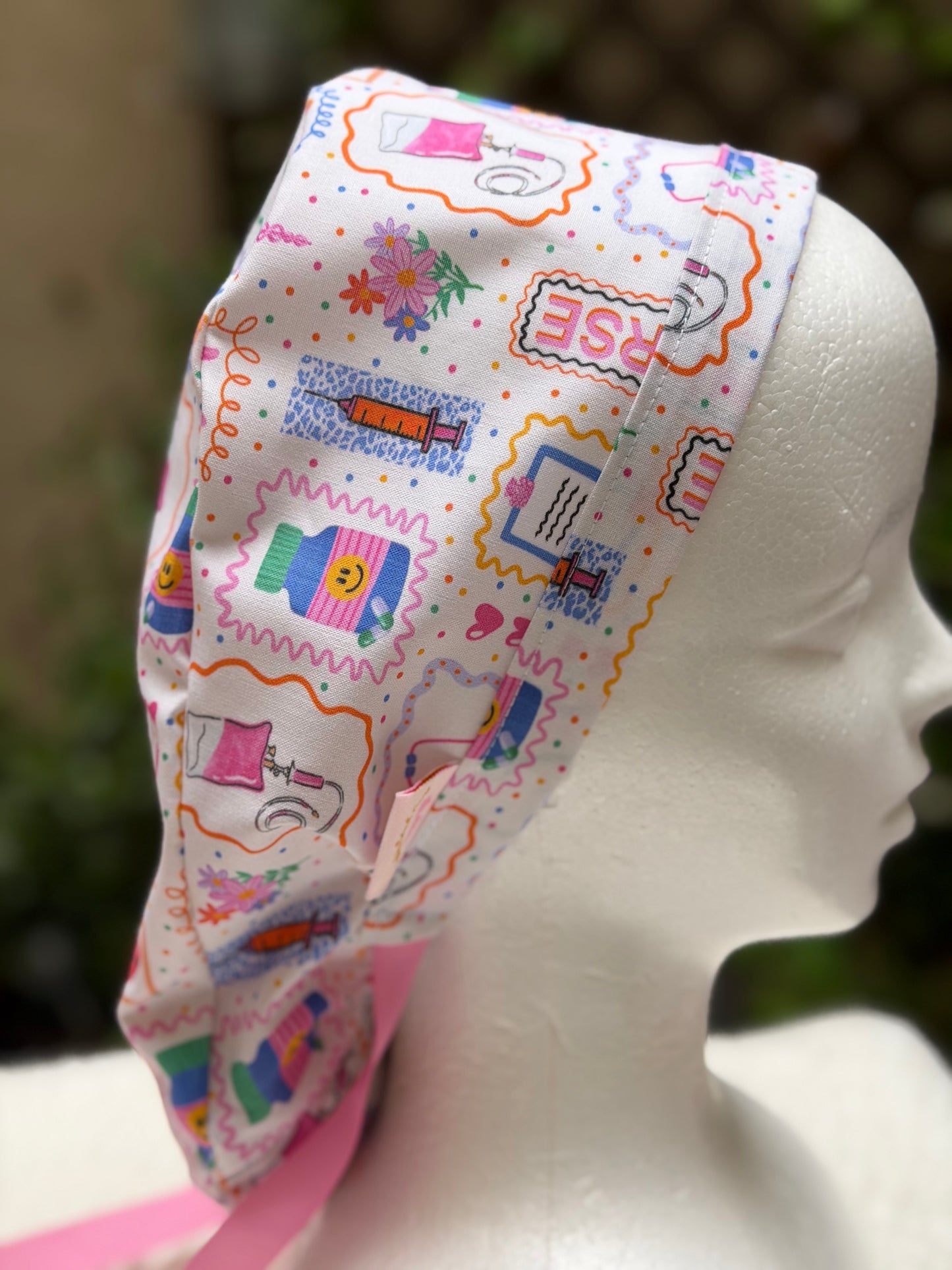 Nurse Ponytail Scrub Cap (Copy)