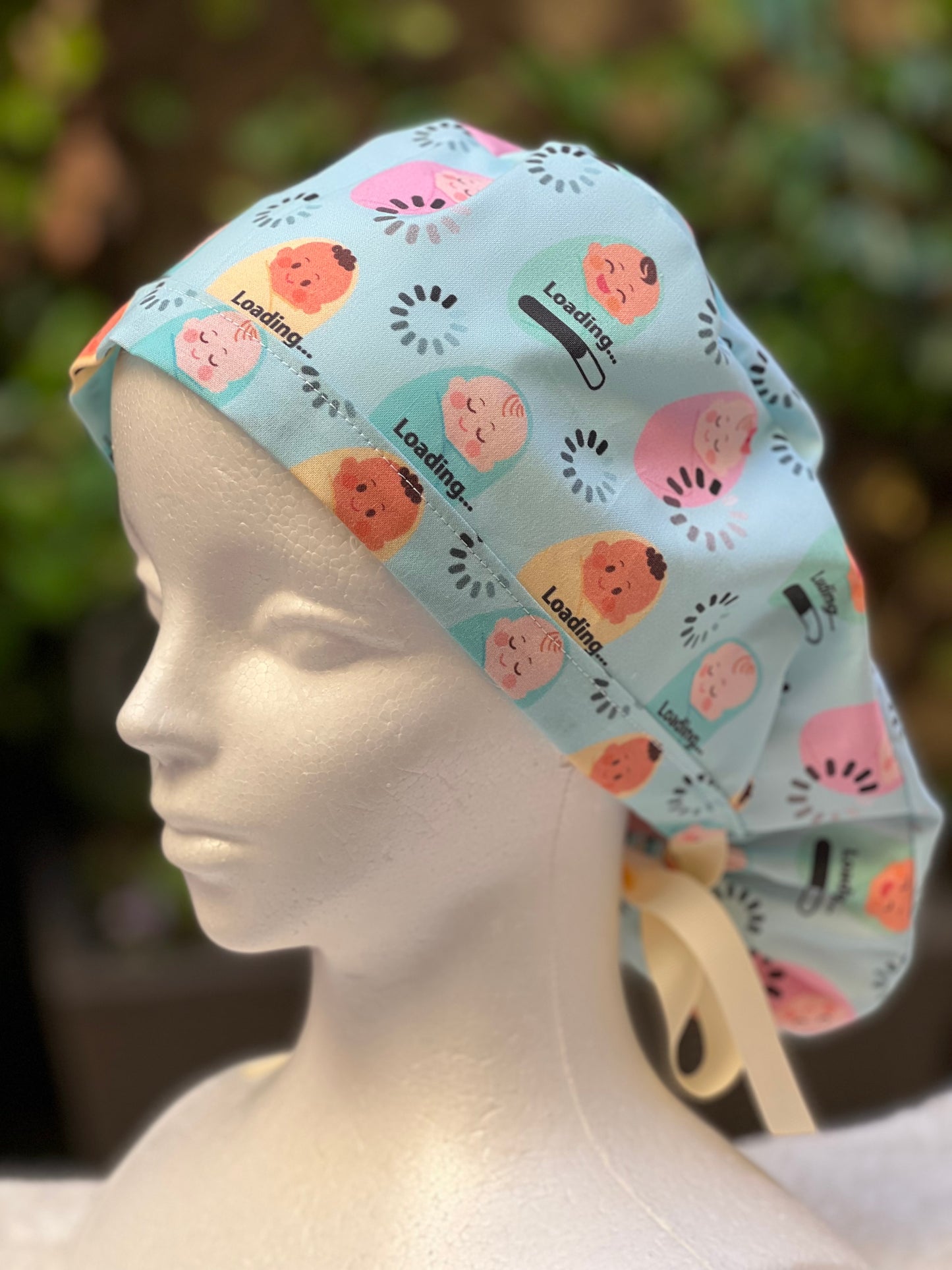 Lucille Ponytail Scrub Cap