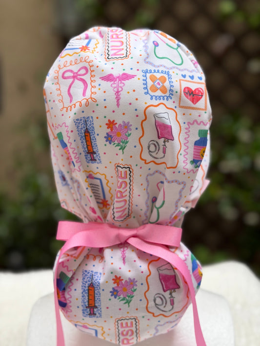 Nurse Ponytail Scrub Cap (Copy)