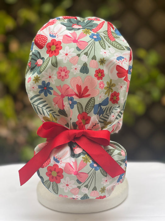 Abigail ponytail scrub cap