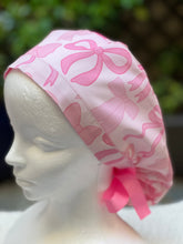 Load image into Gallery viewer, Coquette Ponytail Scrub Cap
