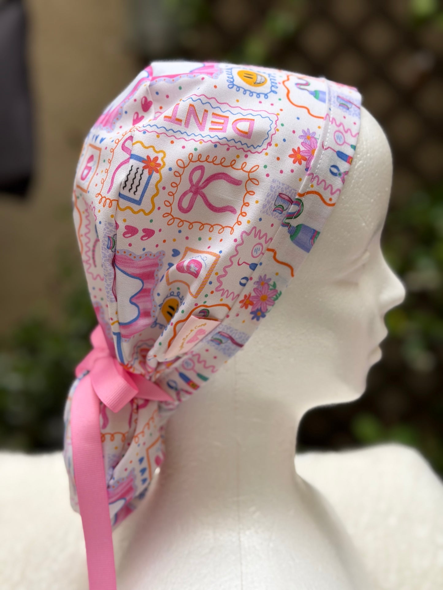 Dental Ponytail Scrub Cap