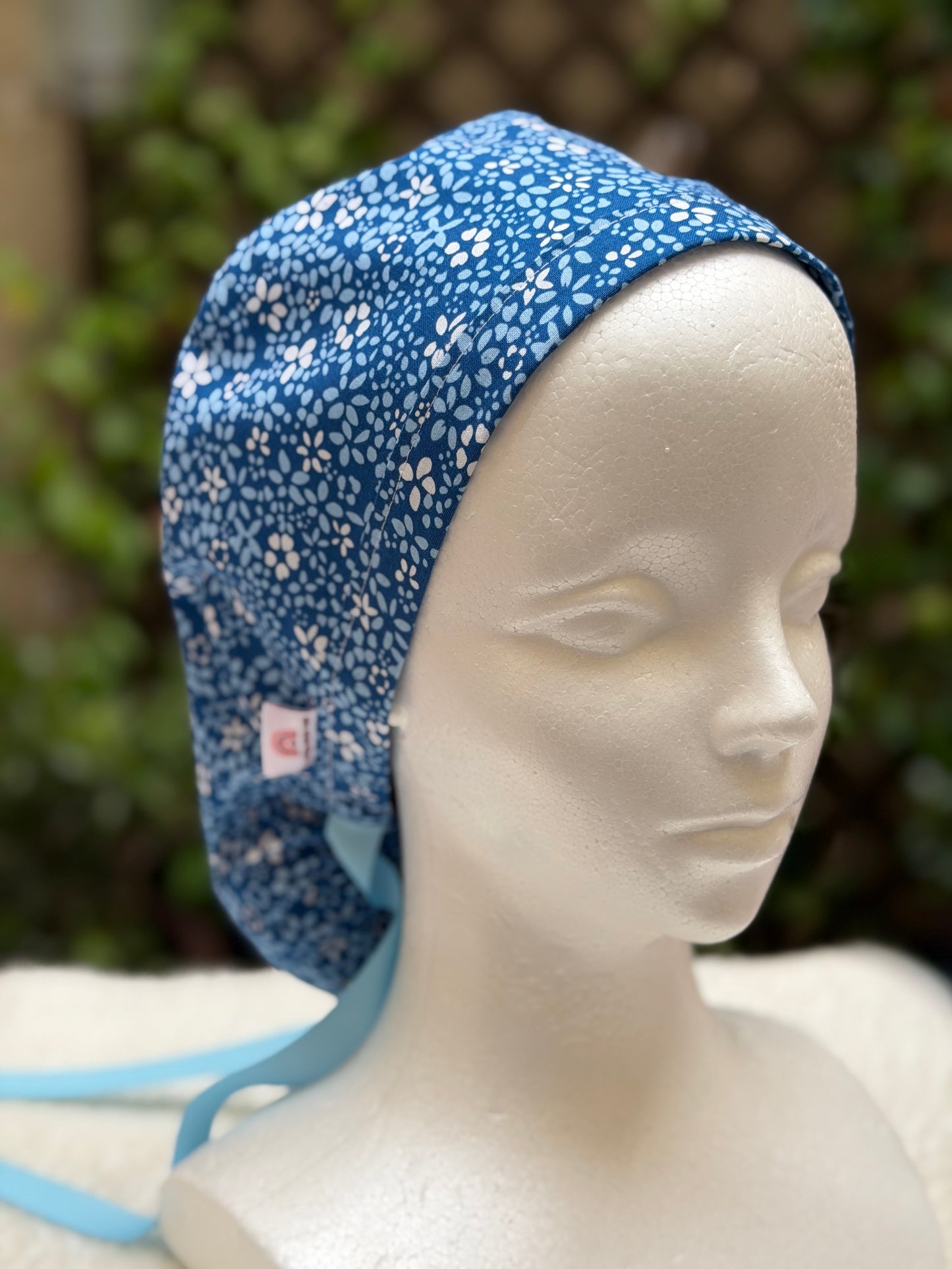 Spring 3 Ponytail Scrub Cap