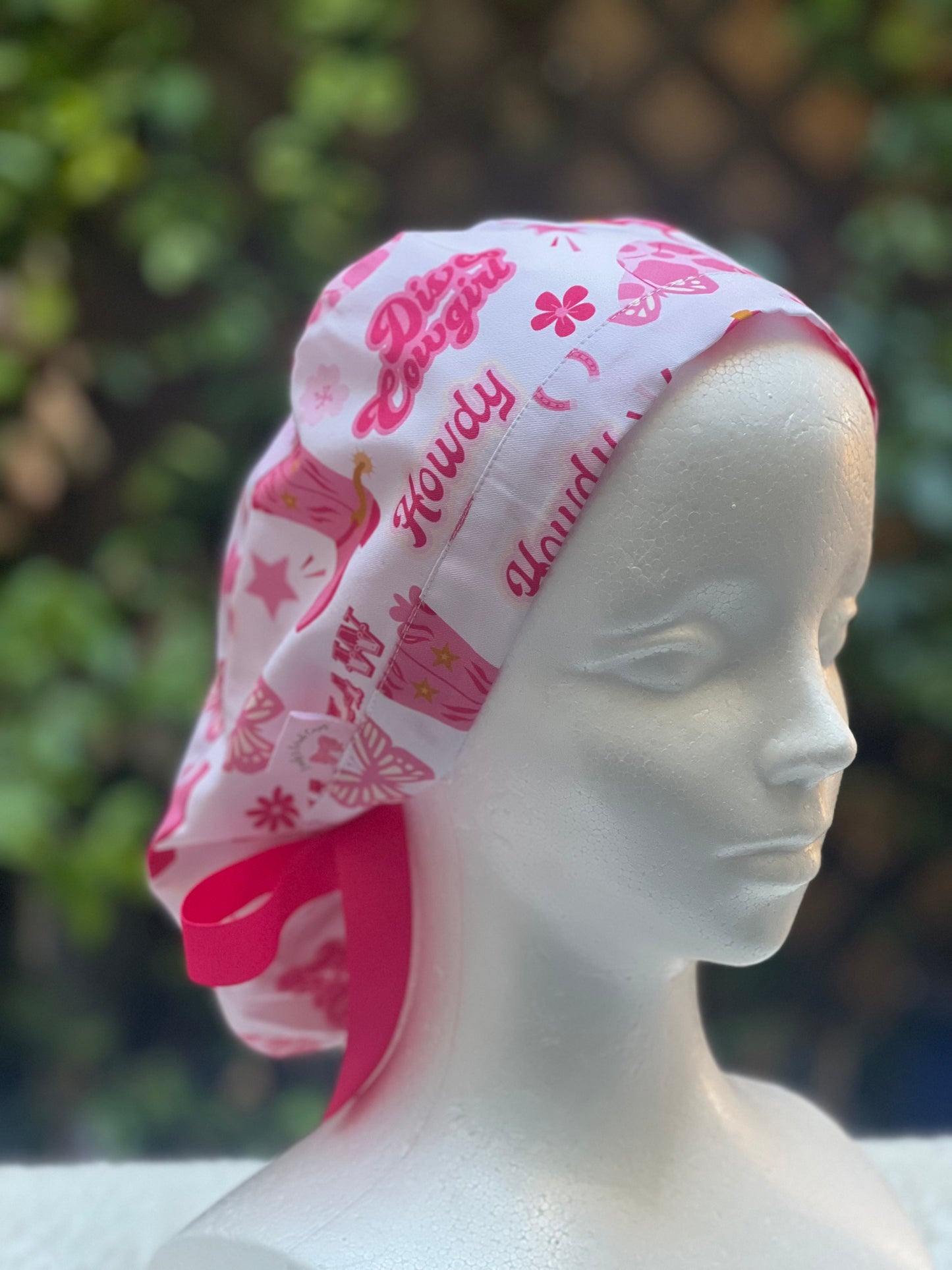 Raffy Ponytail Scrub Cap