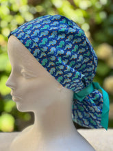 Load image into Gallery viewer, Seahorse Ponytail Scrub Cap
