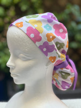 Load image into Gallery viewer, Karla Ponytail Scrub Cap

