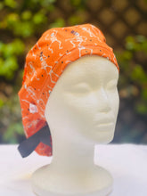 Load image into Gallery viewer, Dancing skeleton Ponytail scrub cap
