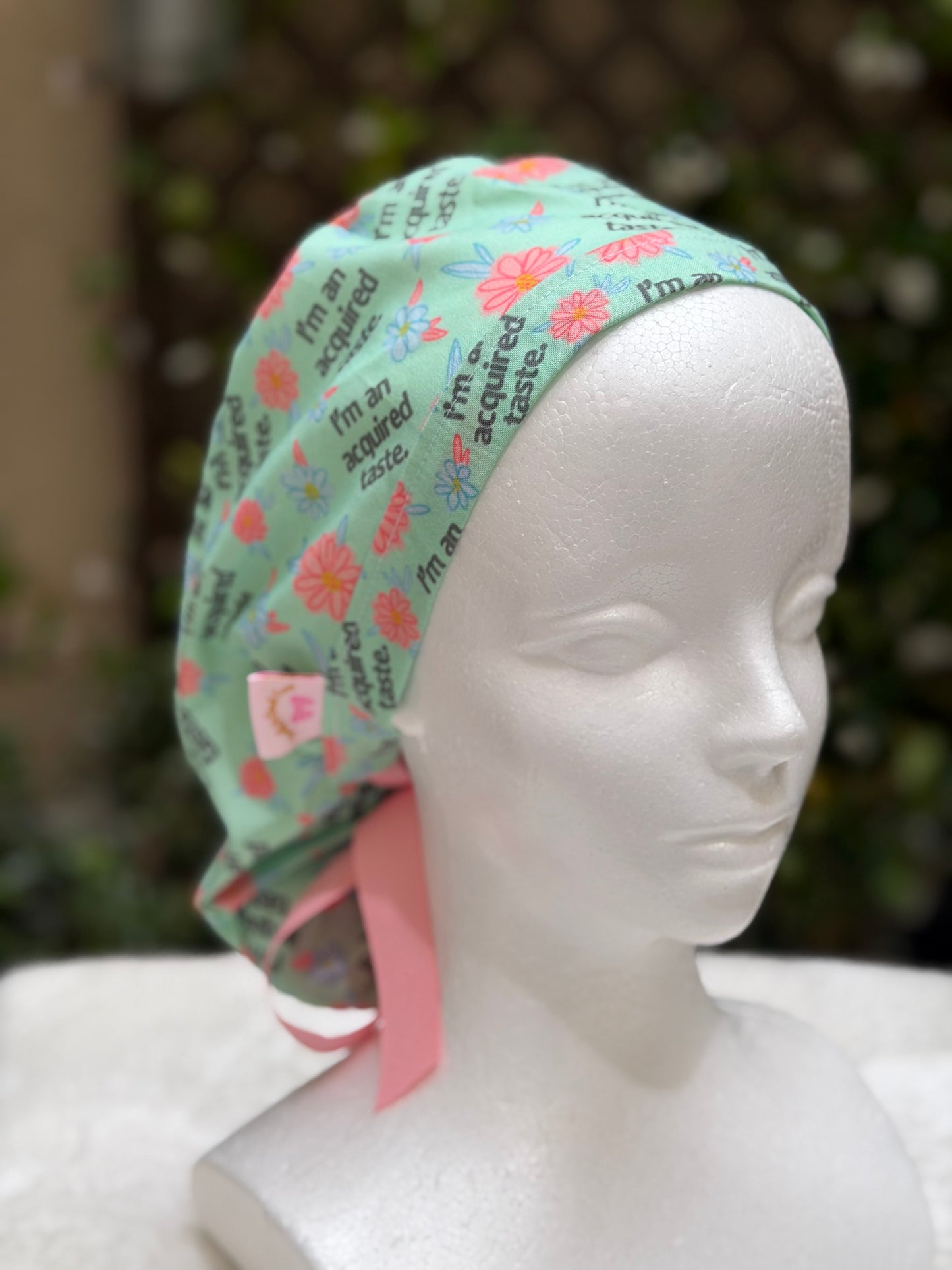Acquired Taste Ponytail Scrub Cap