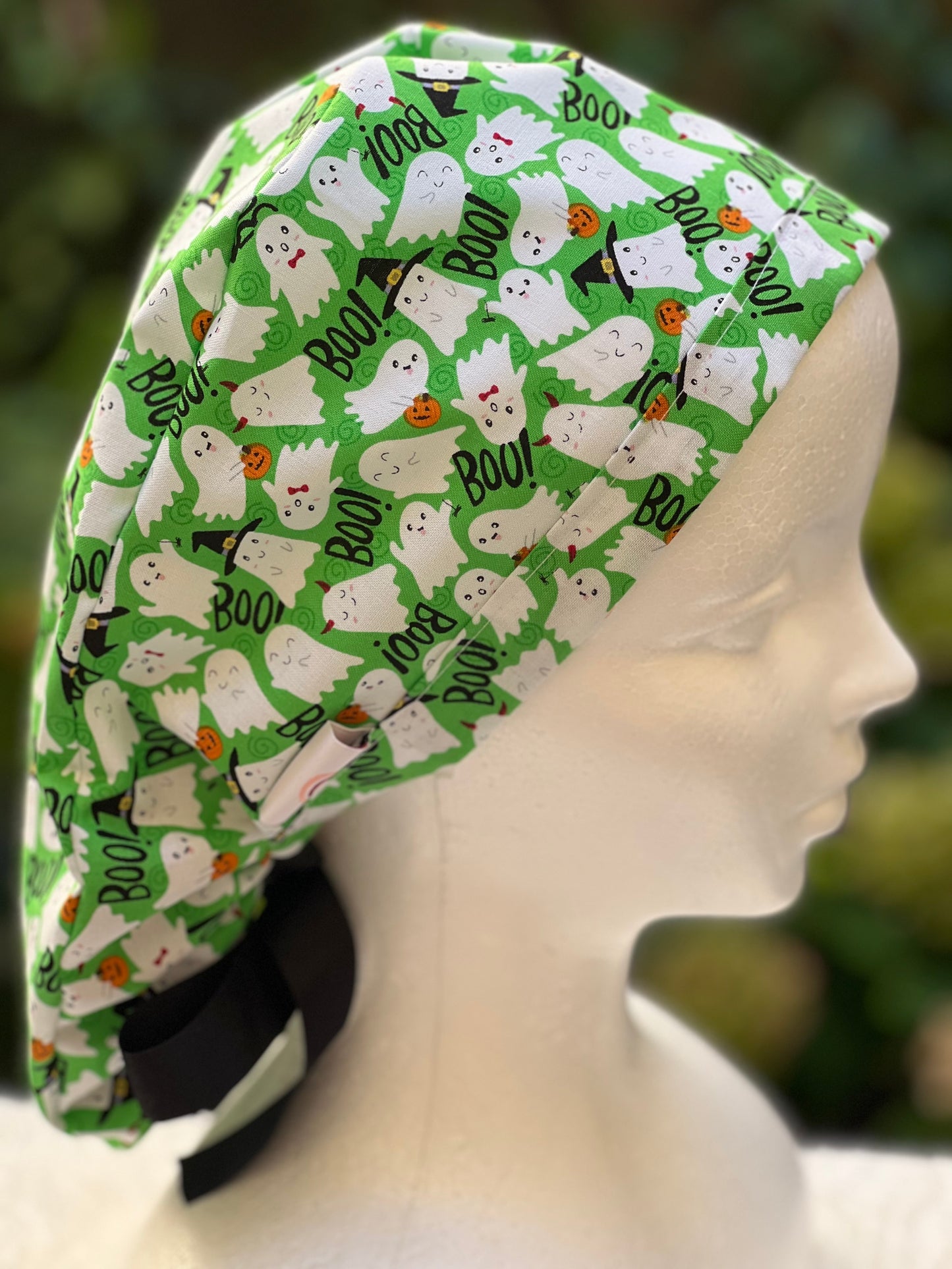 Green Ghosts scrub cap