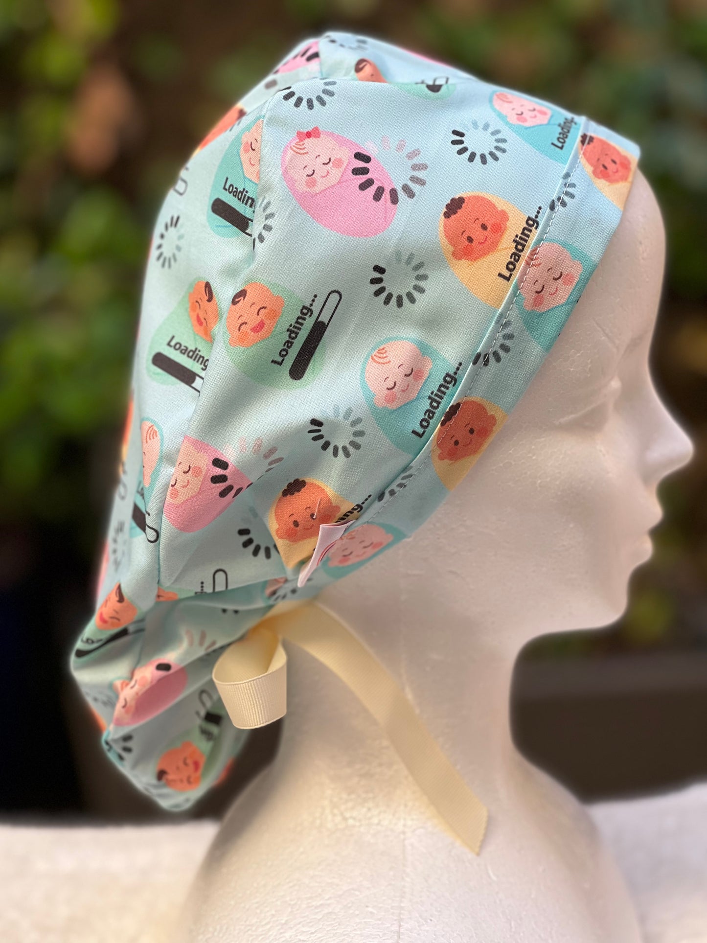 Lucille Ponytail Scrub Cap