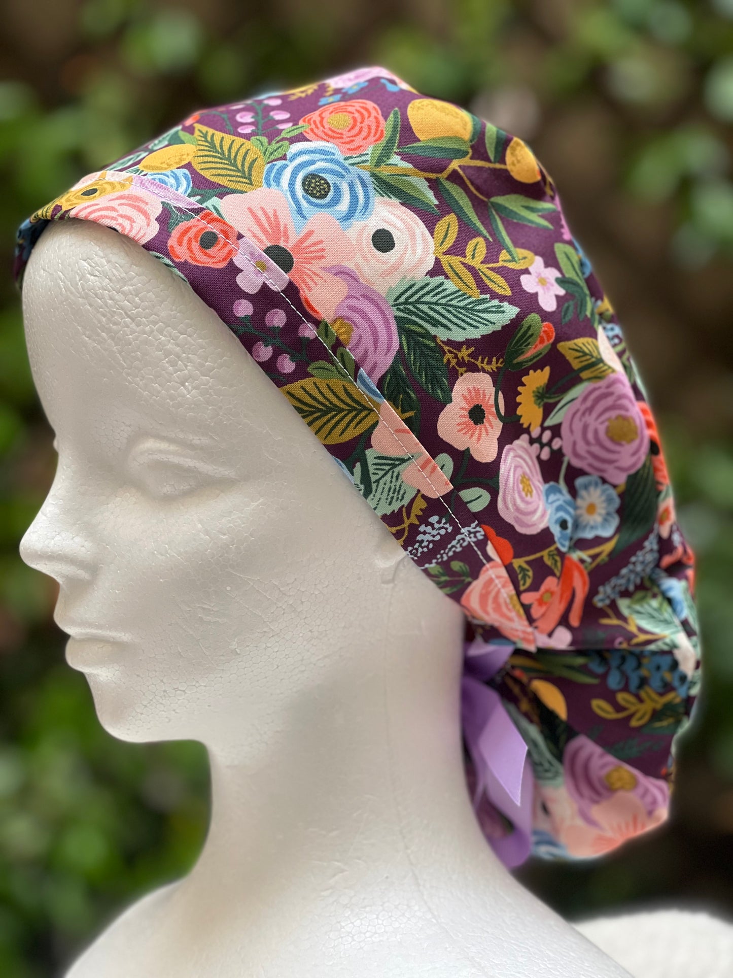 Abi ponytail scrub cap