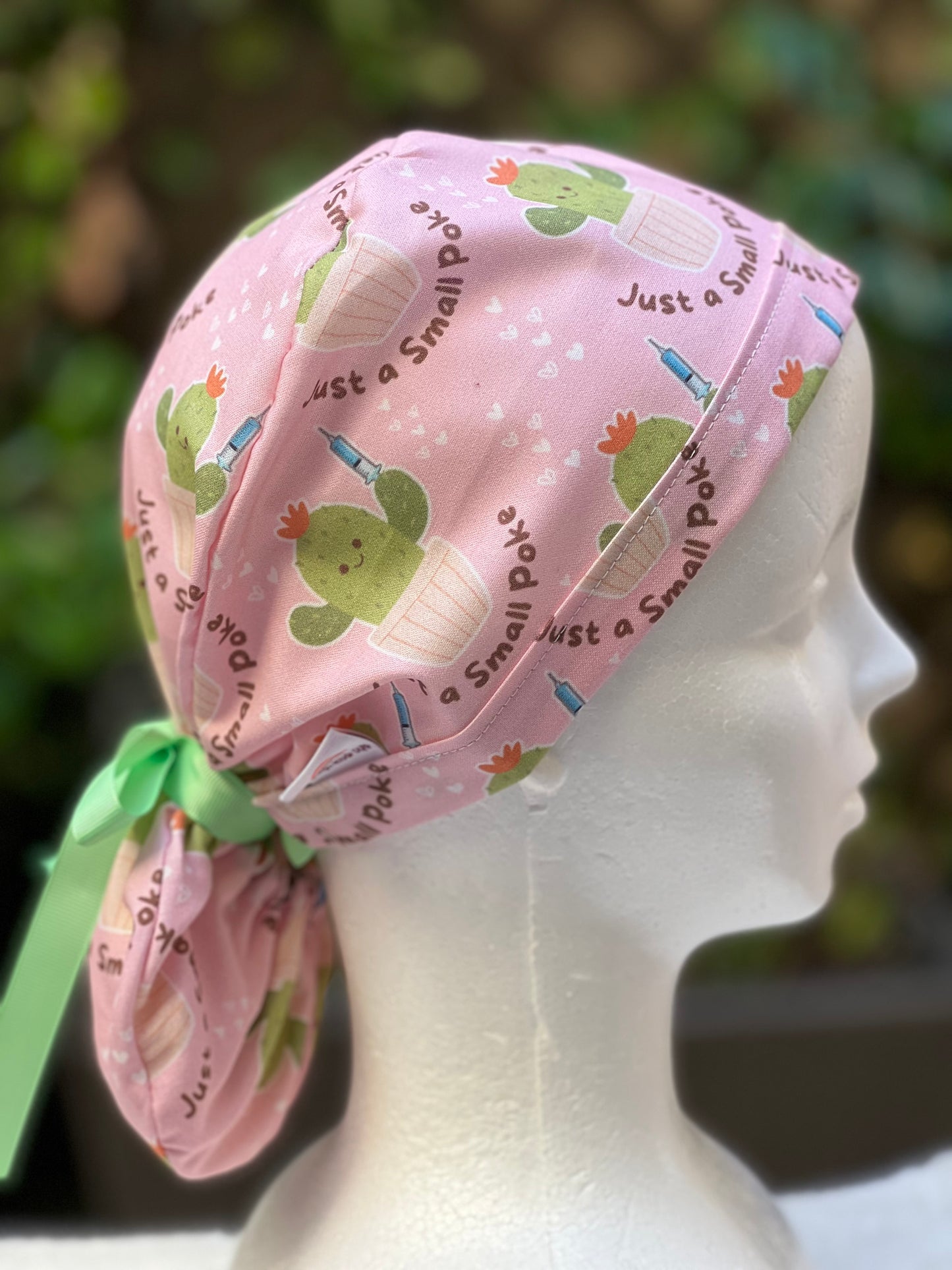Cecille Ponytail Scrub Cap