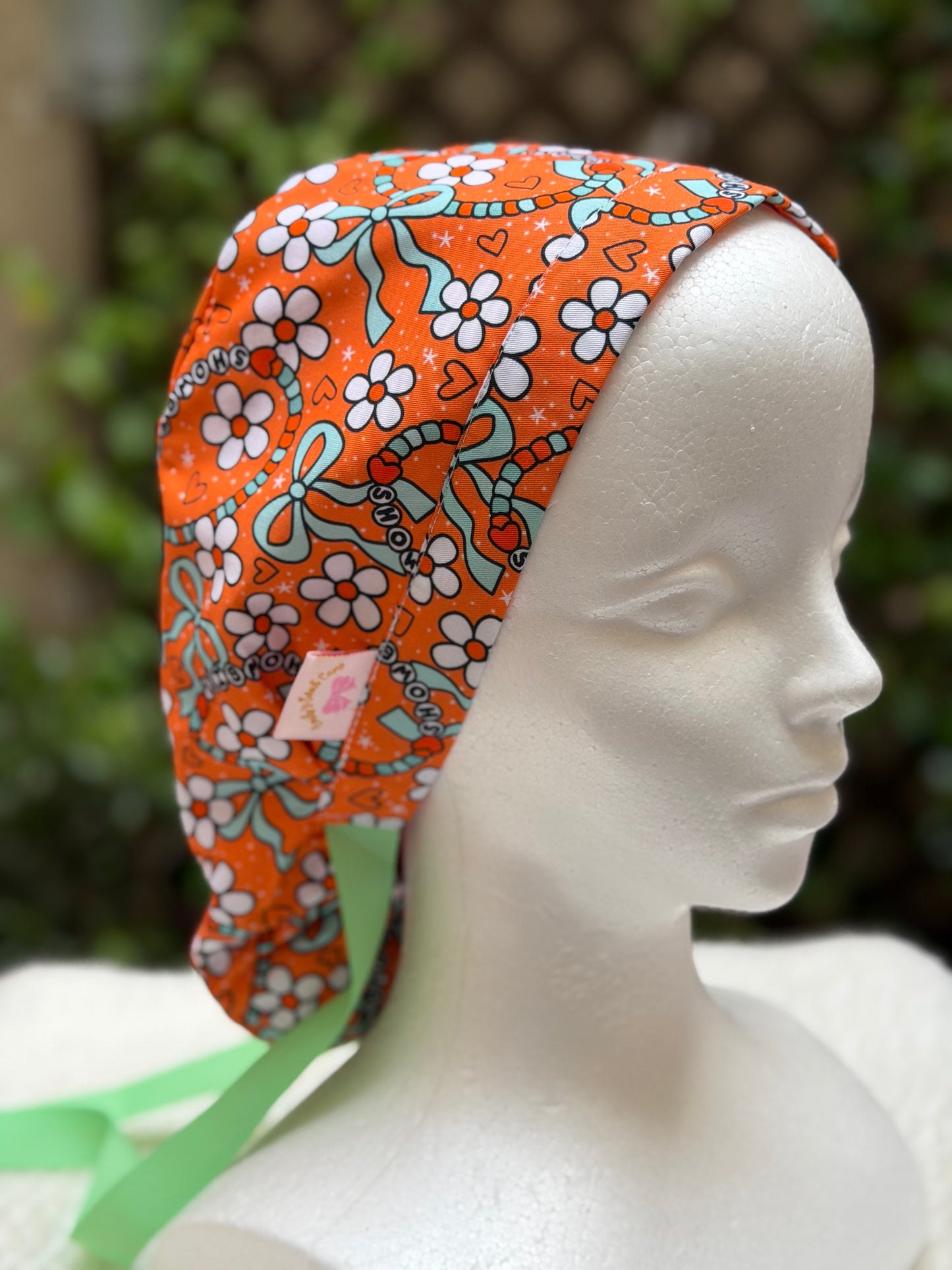 Showgirl 2 Ponytail Scrub Cap
