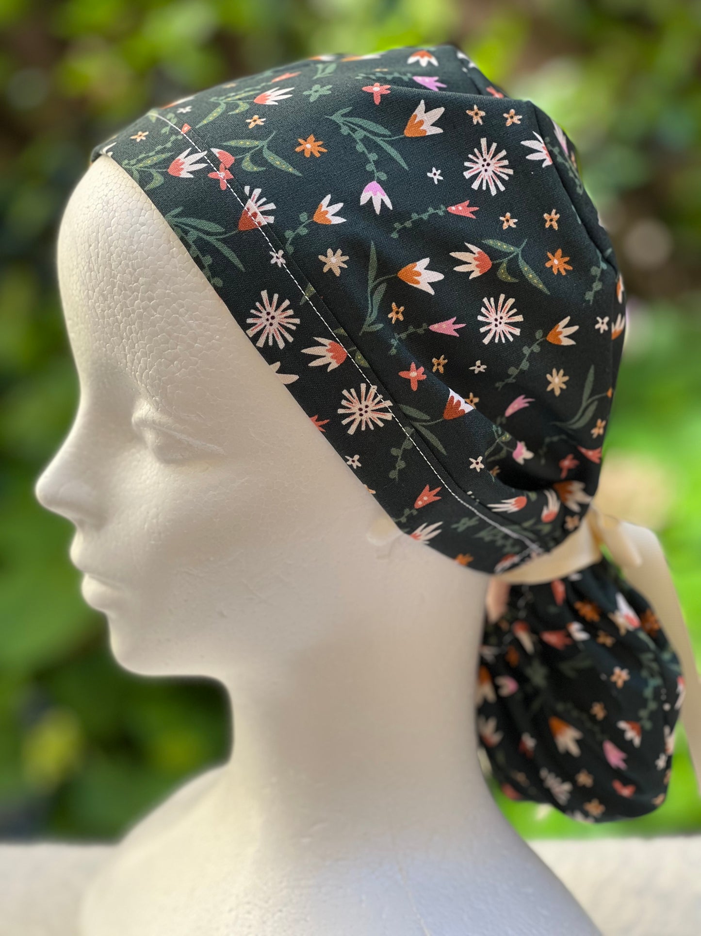 Maleia Ponytail Scrub Cap