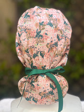 Load image into Gallery viewer, Peachy ponytail scrub cap
