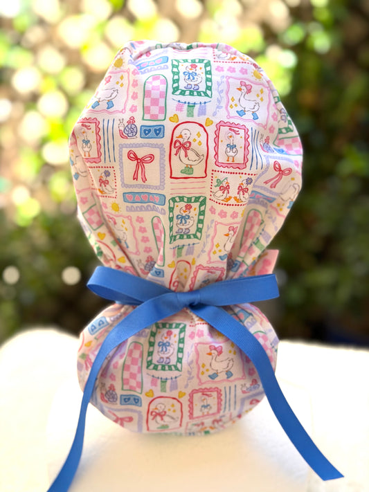 Silly goose Ponytail Scrub Cap