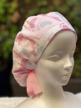 Load image into Gallery viewer, Baby Feet Ponytail Scrub Cap

