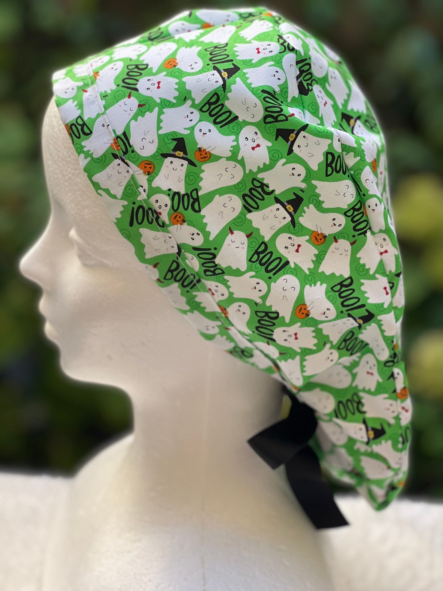 Green Ghosts scrub cap