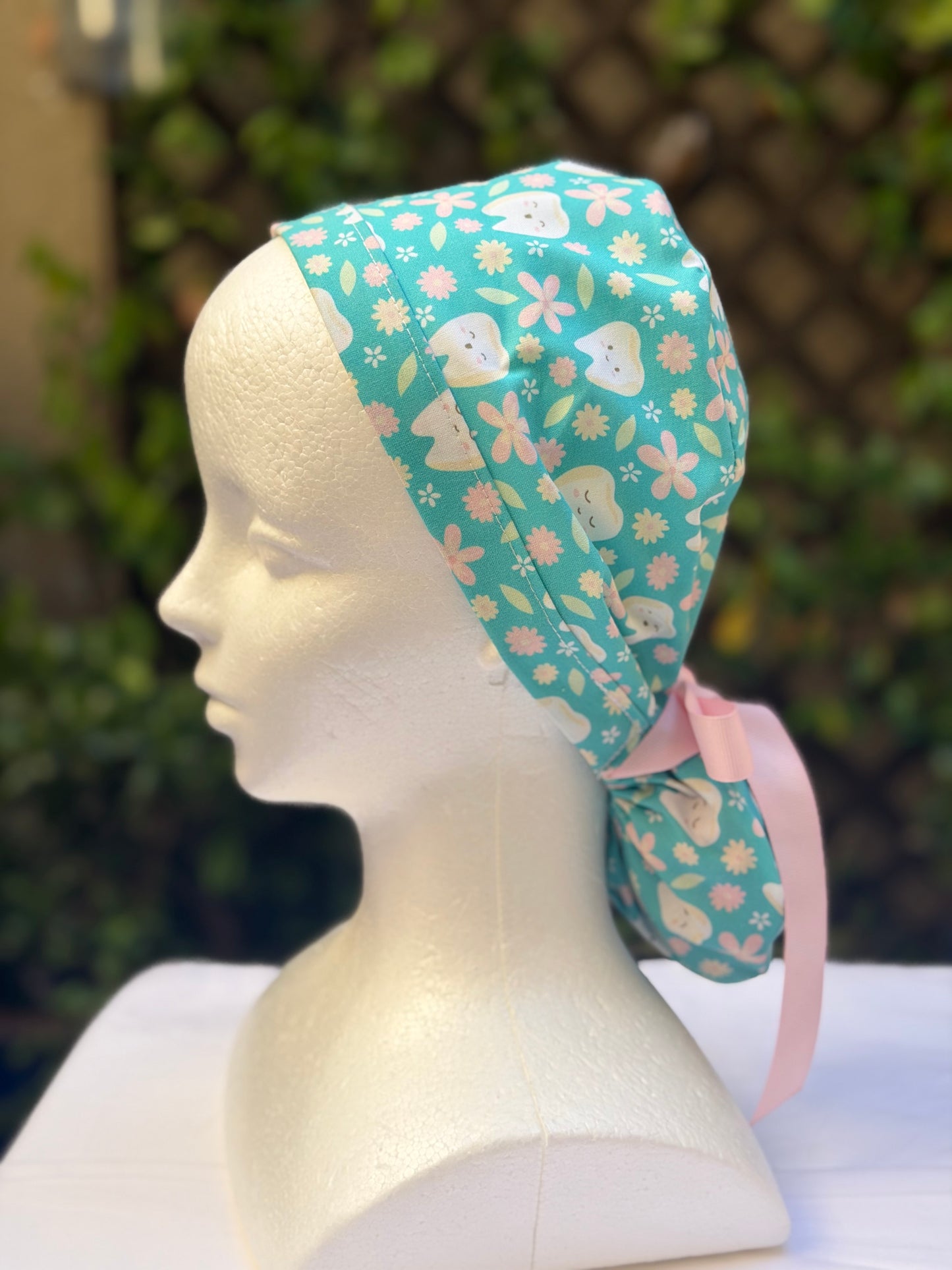 Dental Ponytail Scrub Cap