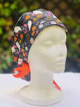 Load image into Gallery viewer, Cute ghost Ponytail scrub cap
