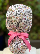 Load image into Gallery viewer, Not in the Mood Ponytail Scrub Cap
