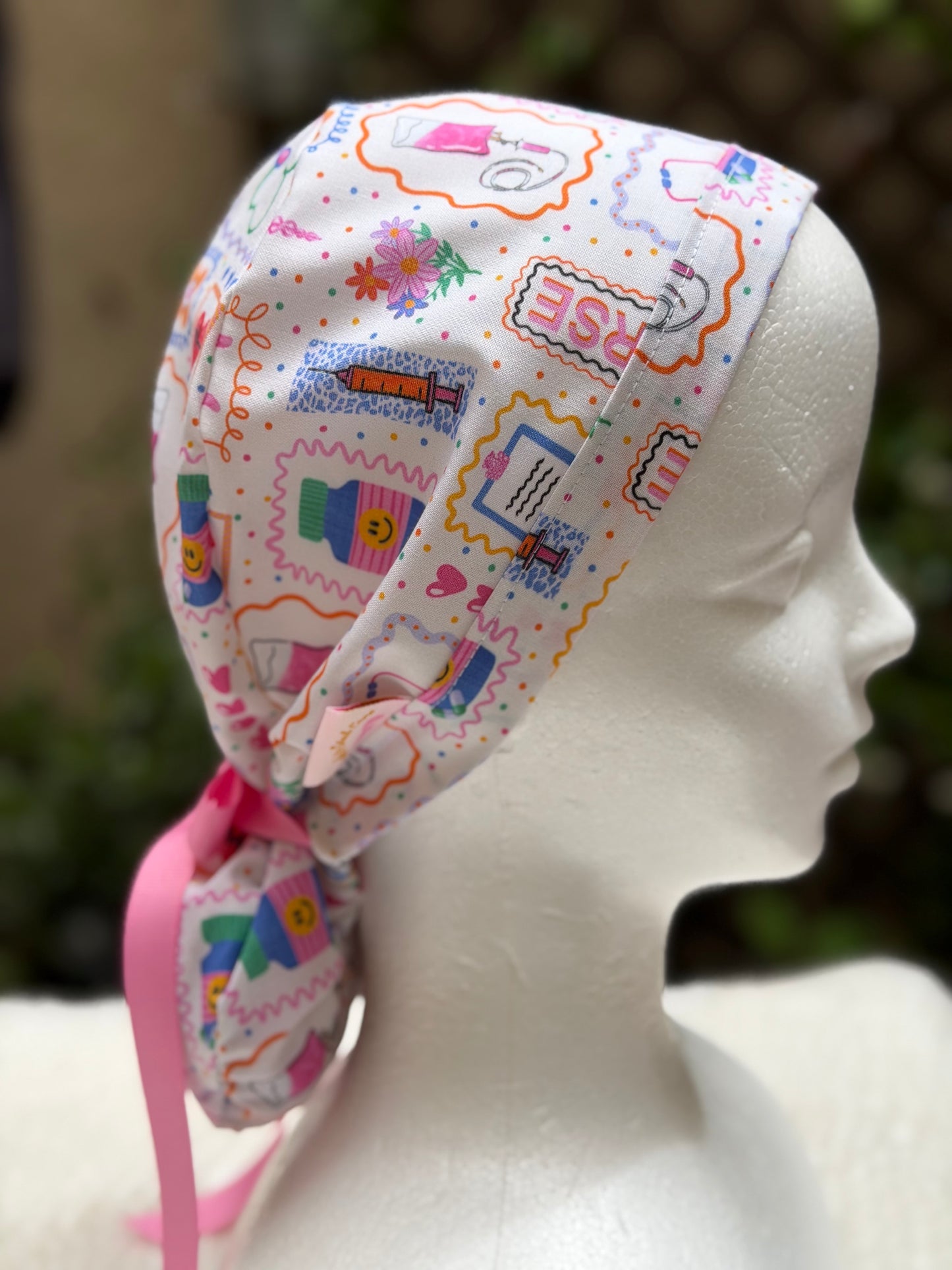 Nurse Ponytail Scrub Cap (Copy)