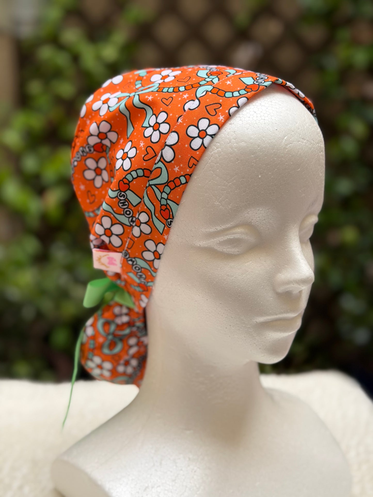Showgirl 2 Ponytail Scrub Cap