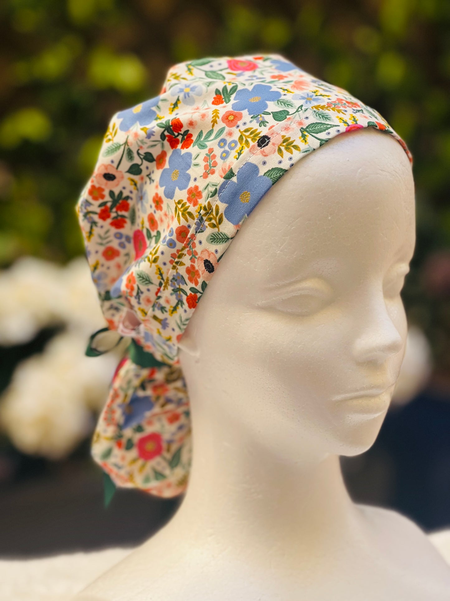 Maxene ponytail scrub cap