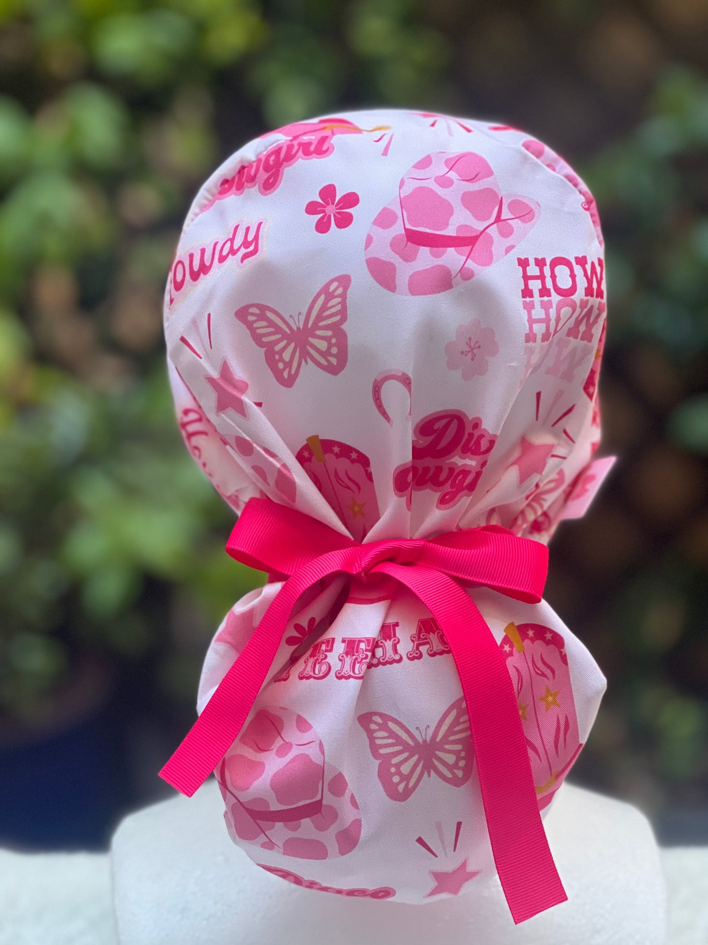 Raffy Ponytail Scrub Cap