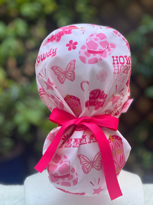 Raffy Ponytail Scrub Cap