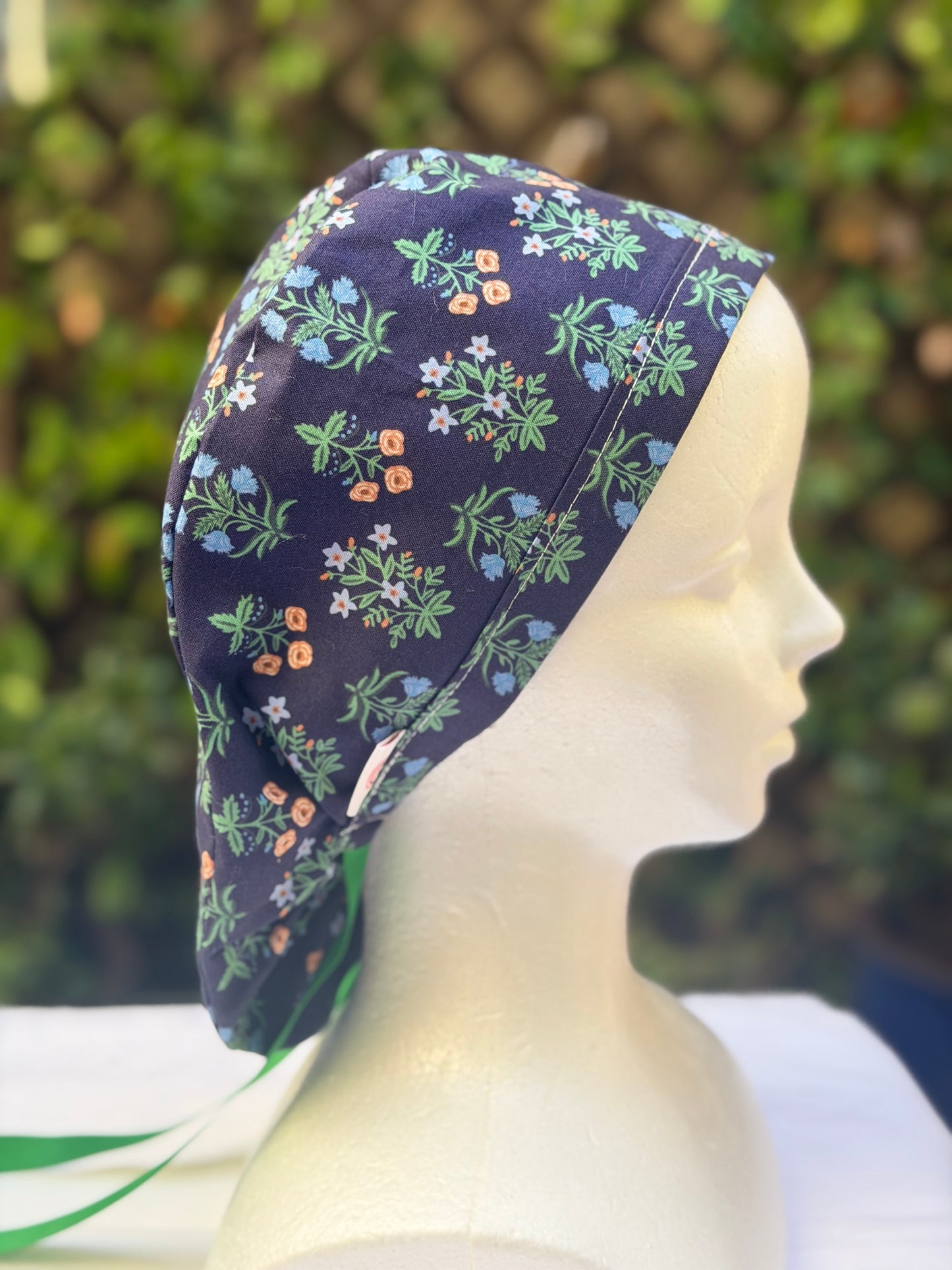 Regina ponytail scrub cap